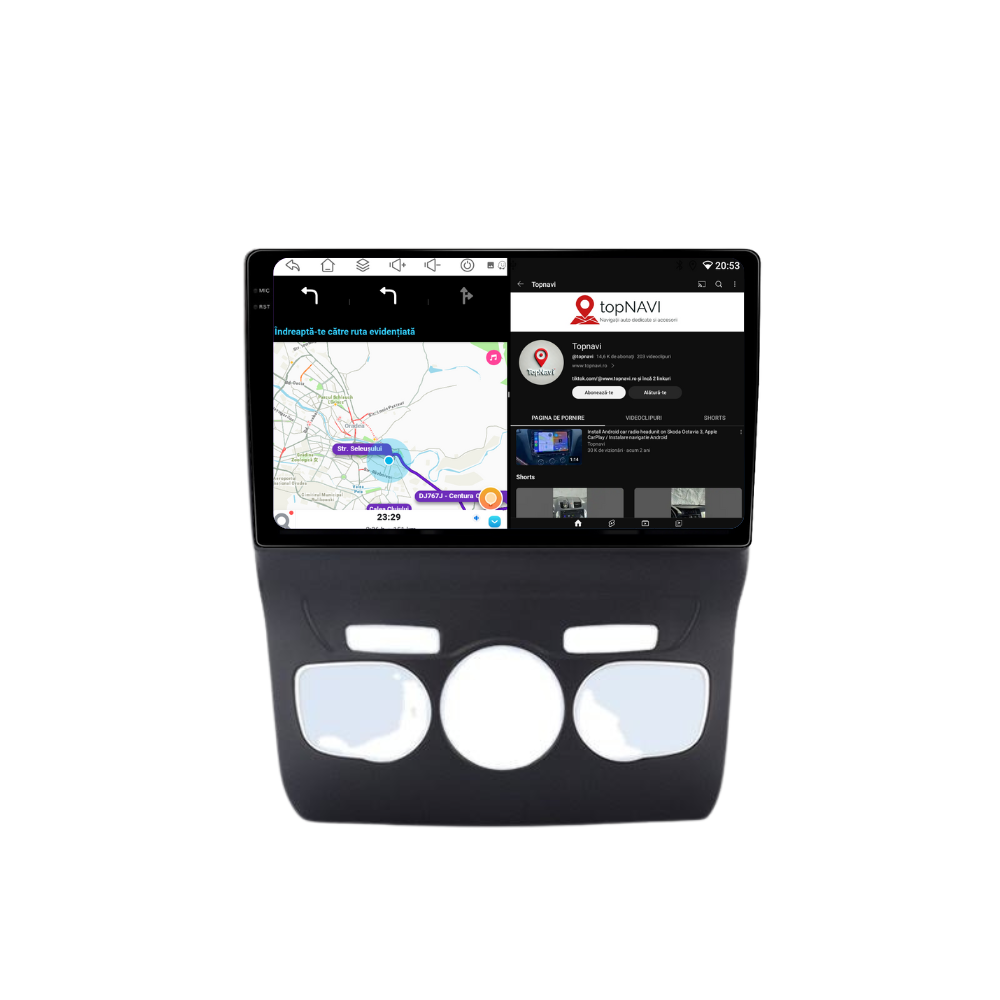 Navigatie Citroen C4 (2011-2018), Ecran 10 inch, 6GB RAM, 128GB, 8-core