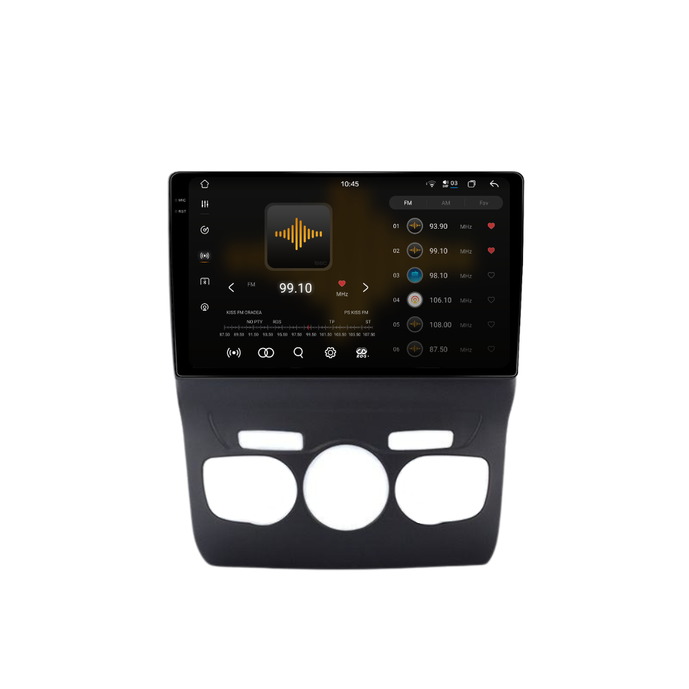 Navigatie Citroen C4 (2011-2018), Ecran 10 inch 2K, 12GB RAM, 256GB, 8-core