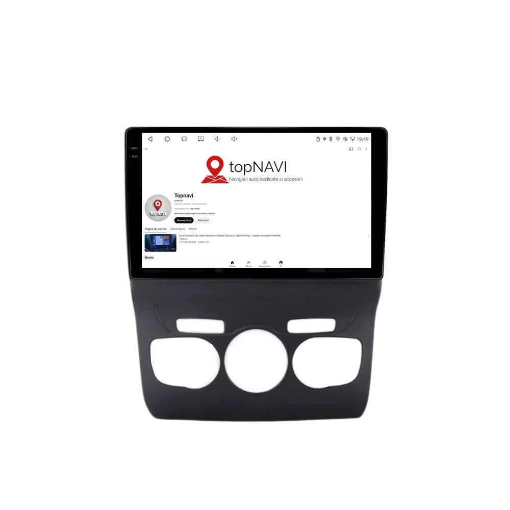 Navigatie Citroen C4 (2011-2018), Ecran 10 inch 2K, 12GB RAM, 256GB, 8-core