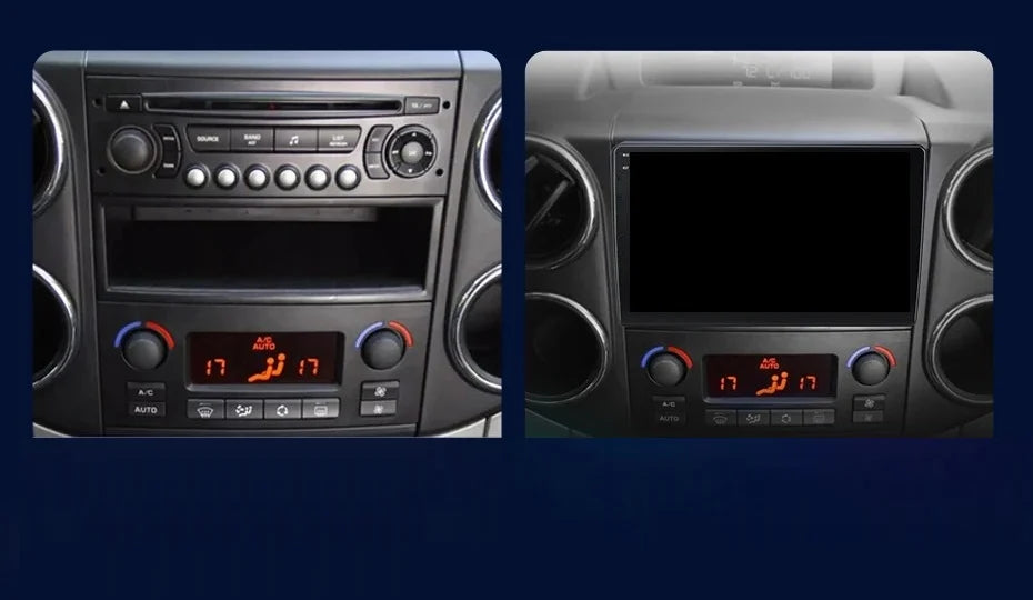 Navigatie Citroen Berlingo (2015-2018), Ecran 9 inch, 4GB RAM, 64GB, 8-core