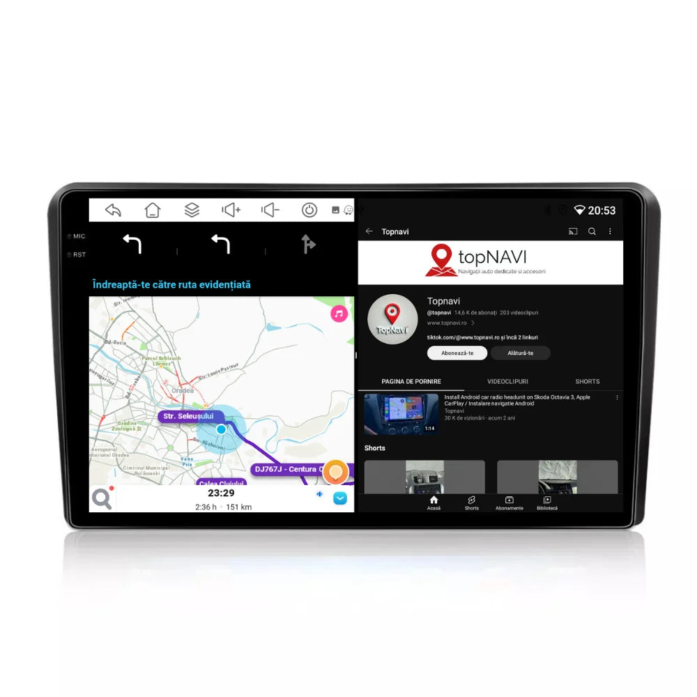 Navigatie Citroen C5 (2008-2017), Ecran 10 inch, 6GB RAM 128GB, 8-core