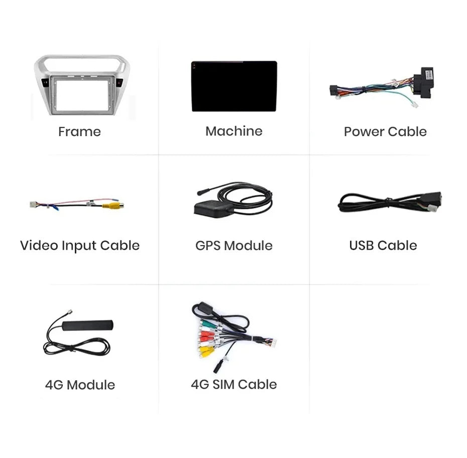 Navigatie Citroen Elysee (2013-2018), Ecran 2K, 8GB RAM 256GB, 8-core