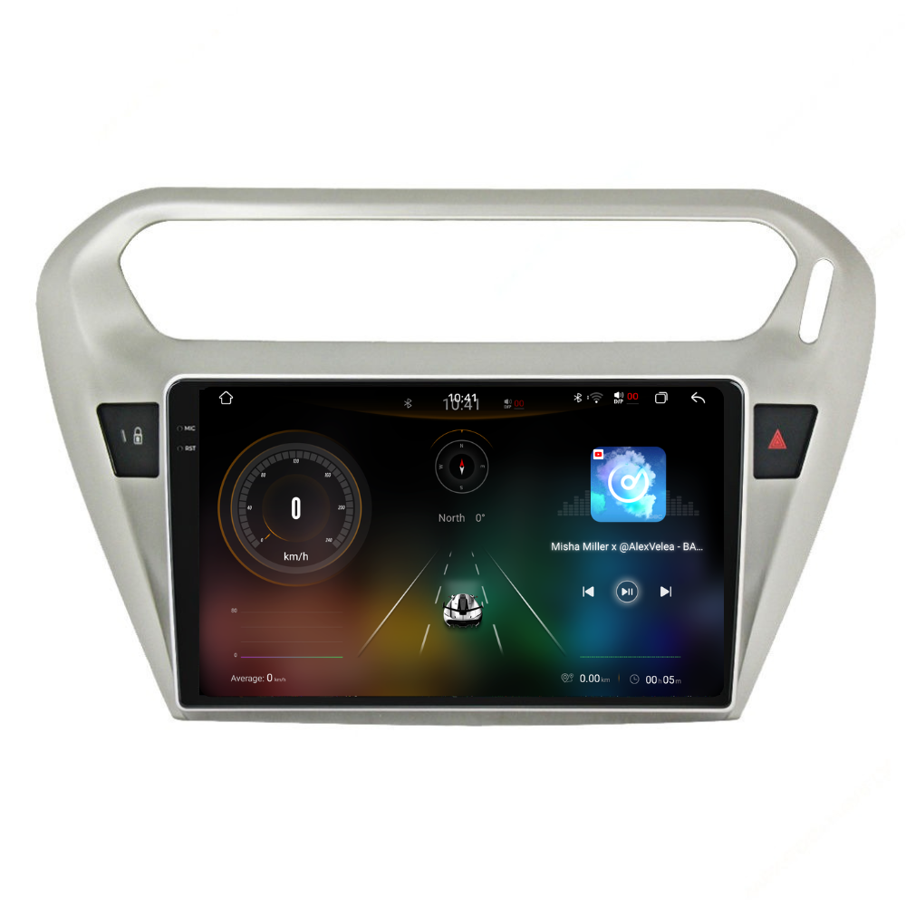 Navigatie Citroen Elysee (2013-2018), Ecran 9 inch 2K, 12GB RAM 256GB, 8-core