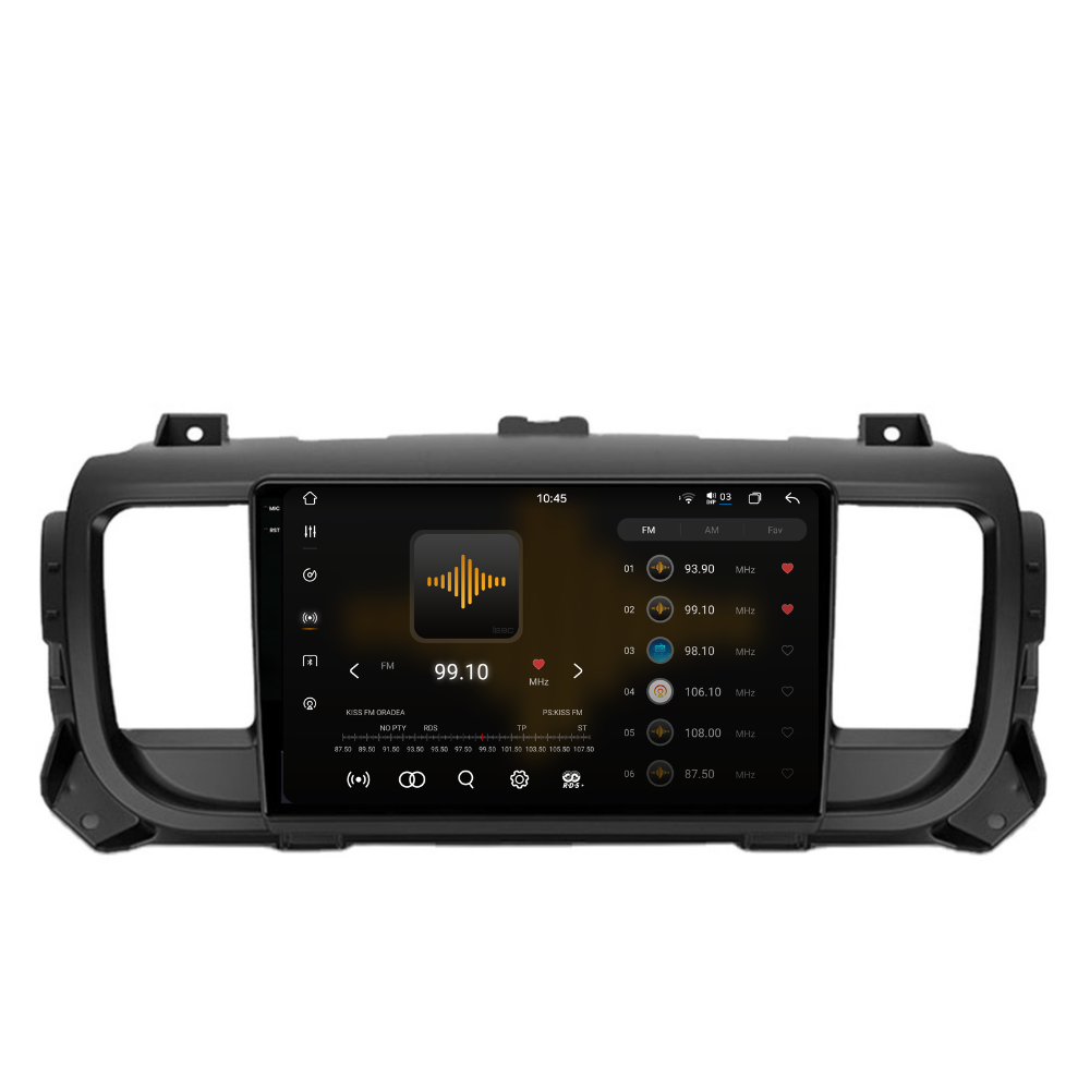 Navigatie Citroen Jumpy (2016-2021), Ecran 9 inch 2K, 12GB RAM 256GB, 8-core
