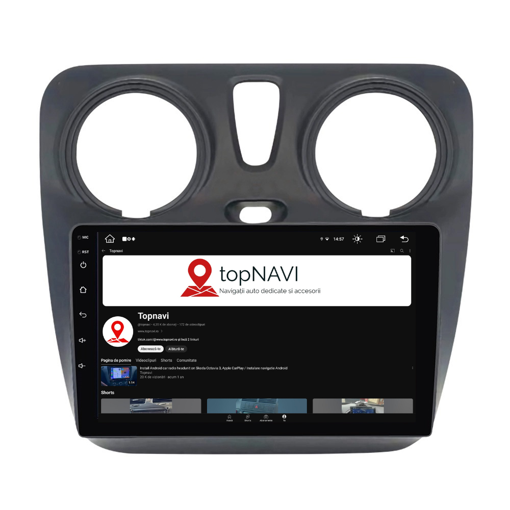 Navigatie Dacia Dokker (2012-2020), Android, 1GB RAM 32GB, Ecran 9 inch