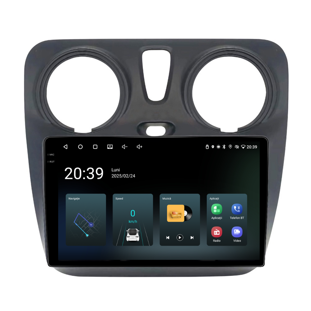 Navigatie Dacia Dokker (2012-2020), Android, Ecran 9 inch, 4GB RAM 64GB, 4-core