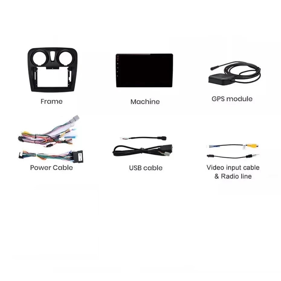 Navigatie Dacia Dokker (2012-2020), Android, Ecran 9 inch, 4GB RAM 64GB, 4-core