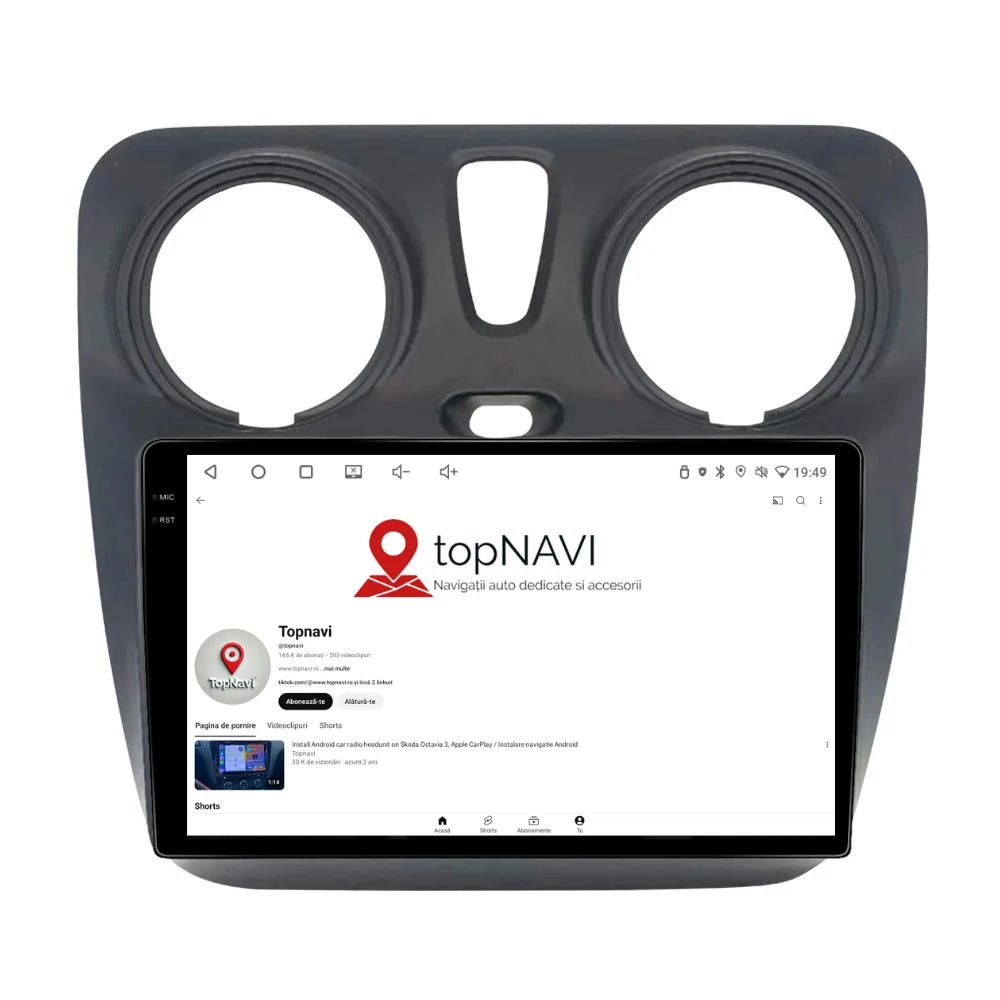 Navigatie Dacia Dokker (2012-2020), Android, 2GB RAM 32GB, ecran 9 inch