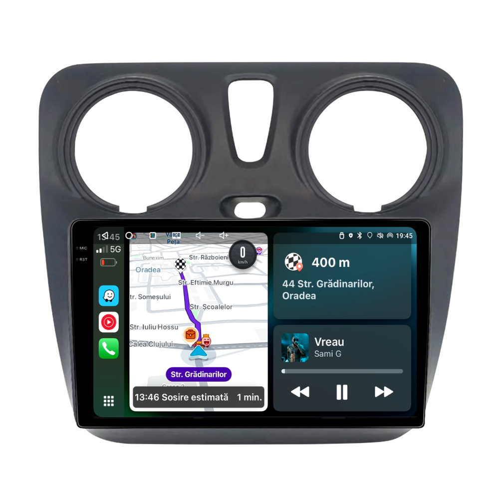 Navigatie Dacia Dokker (2012-2020), Android, 2GB RAM 32GB, ecran 9 inch