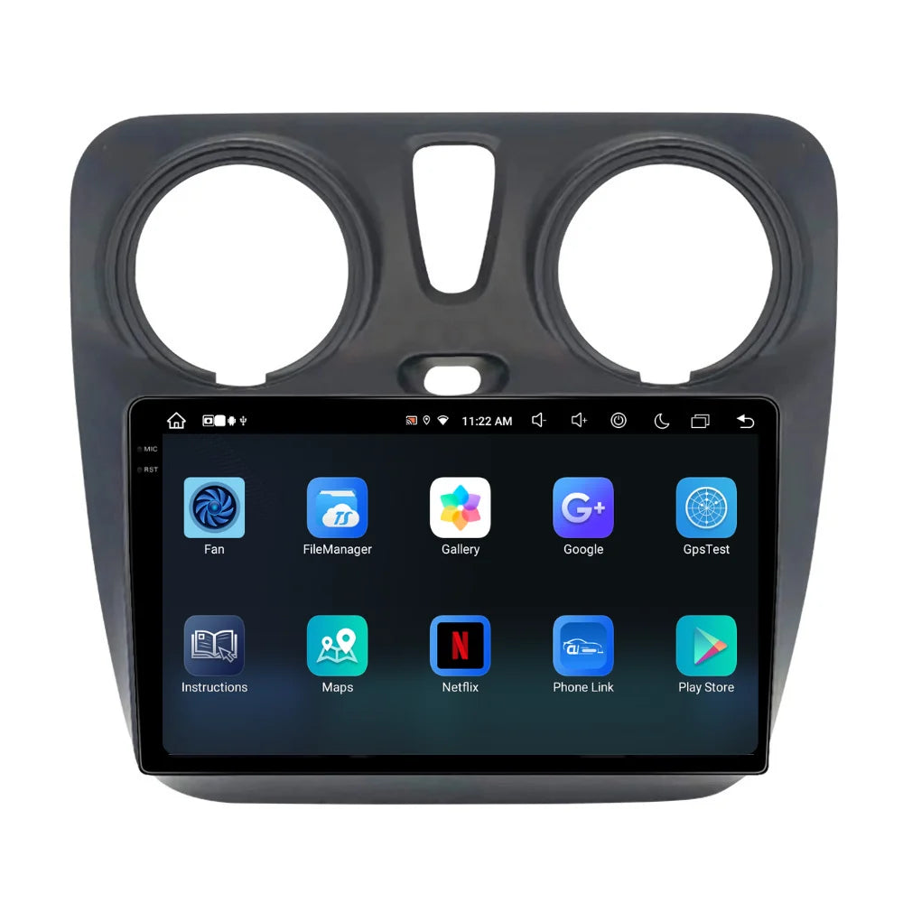 Navigatie Dacia Dokker (2012-2020), Android, Ecran 9 inch, 8GB RAM 256GB