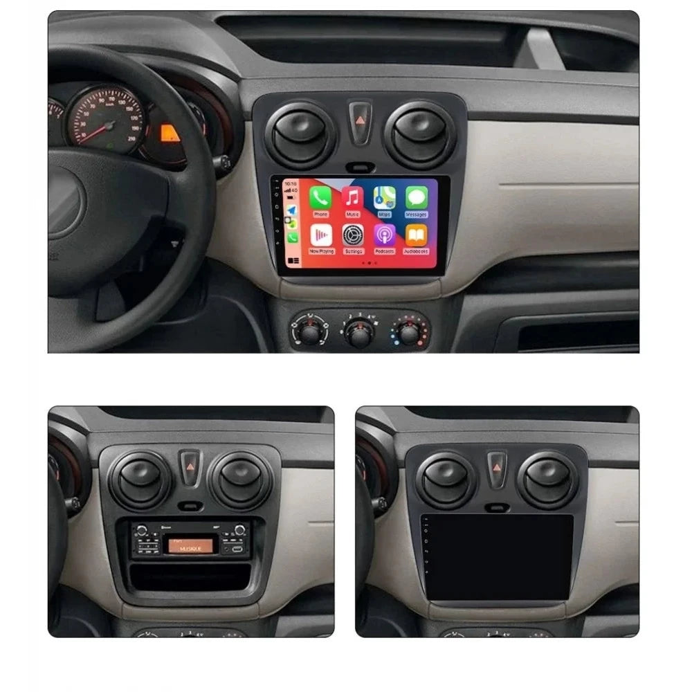 Navigatie Dacia Dokker (2012-2020), Android, Ecran 9 inch, 8GB RAM 256GB