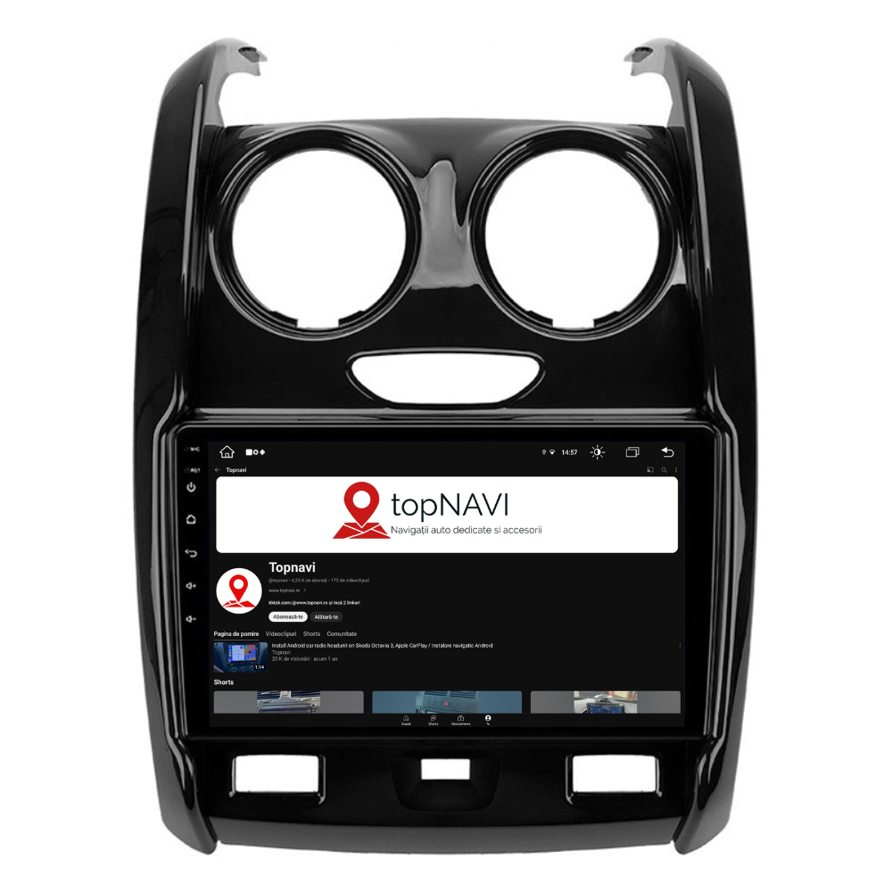 Navigatie Dacia Duster (2012-2019), Android, Ecran 9 inch, 1GB RAM 32GB