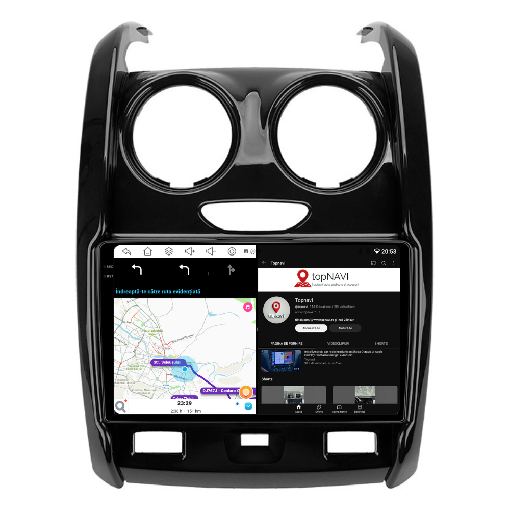 Navigatie Dacia Duster (2012-2019), Android, Ecran 9 inch, 4GB RAM 64GB, 8-core