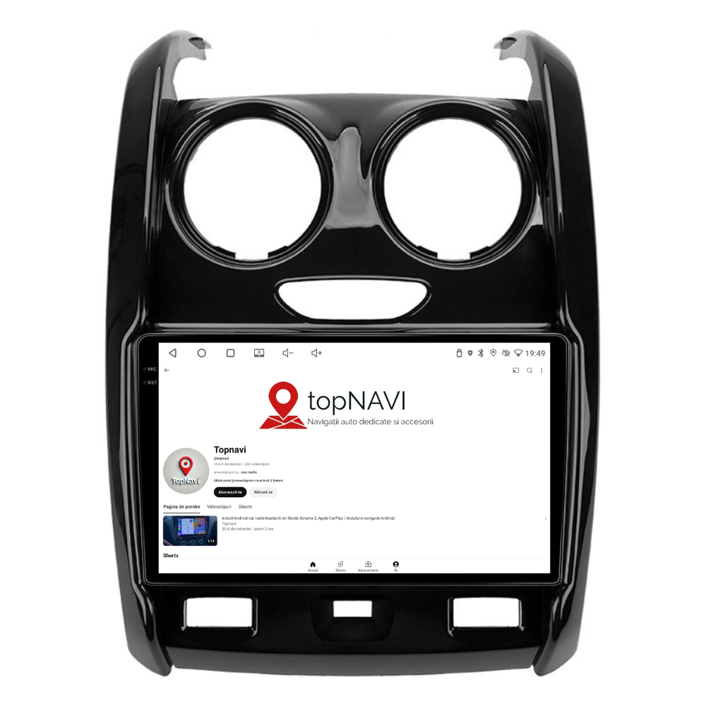 Navigatie Dacia Duster (2012-2019), Ecran 9 inch, 6GB RAM 128GB, 8-core