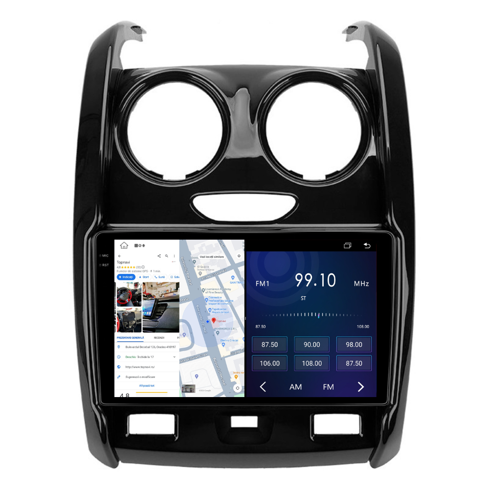 Navigatie Dacia Duster 2012-2019, Android 13,Ecran 2K, 4GB RAM 64GB, Octa Core, carplay /android auto
