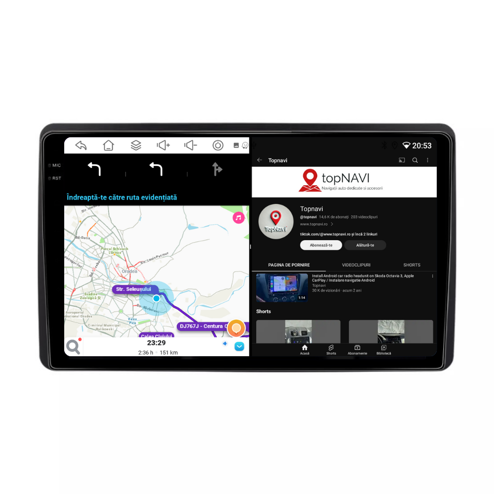 Navigatie Dacia Duster (2018-2021), Android, Ecran 10 inch, 6GB RAM 128GB, 8-core