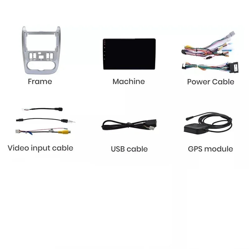 Navigatie Dacia Sandero 1 (2008-2013), Android, 1GB RAM 32GB, ecran 9 inch