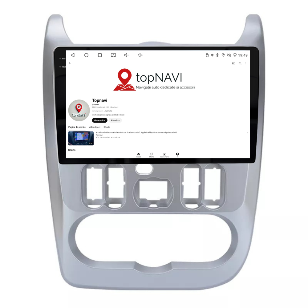 Navigatie Dacia Logan 1 (2009-2013), Ecran 9 inch, 6GB RAM 128GB, 8-core