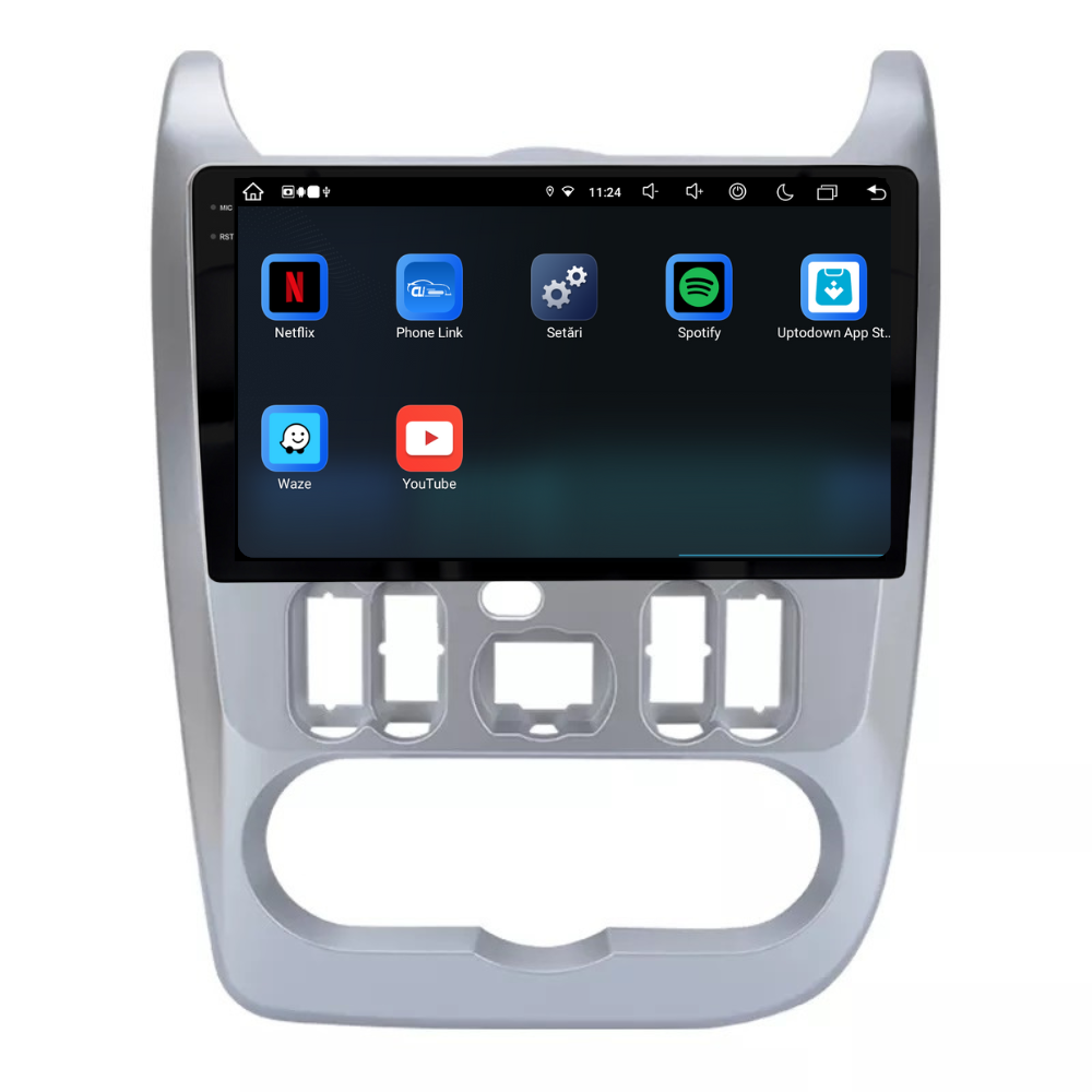 Navigatie Dacia Sandero (2009-2013), Android, Ecran 9 inch, 8GB RAM 256GB