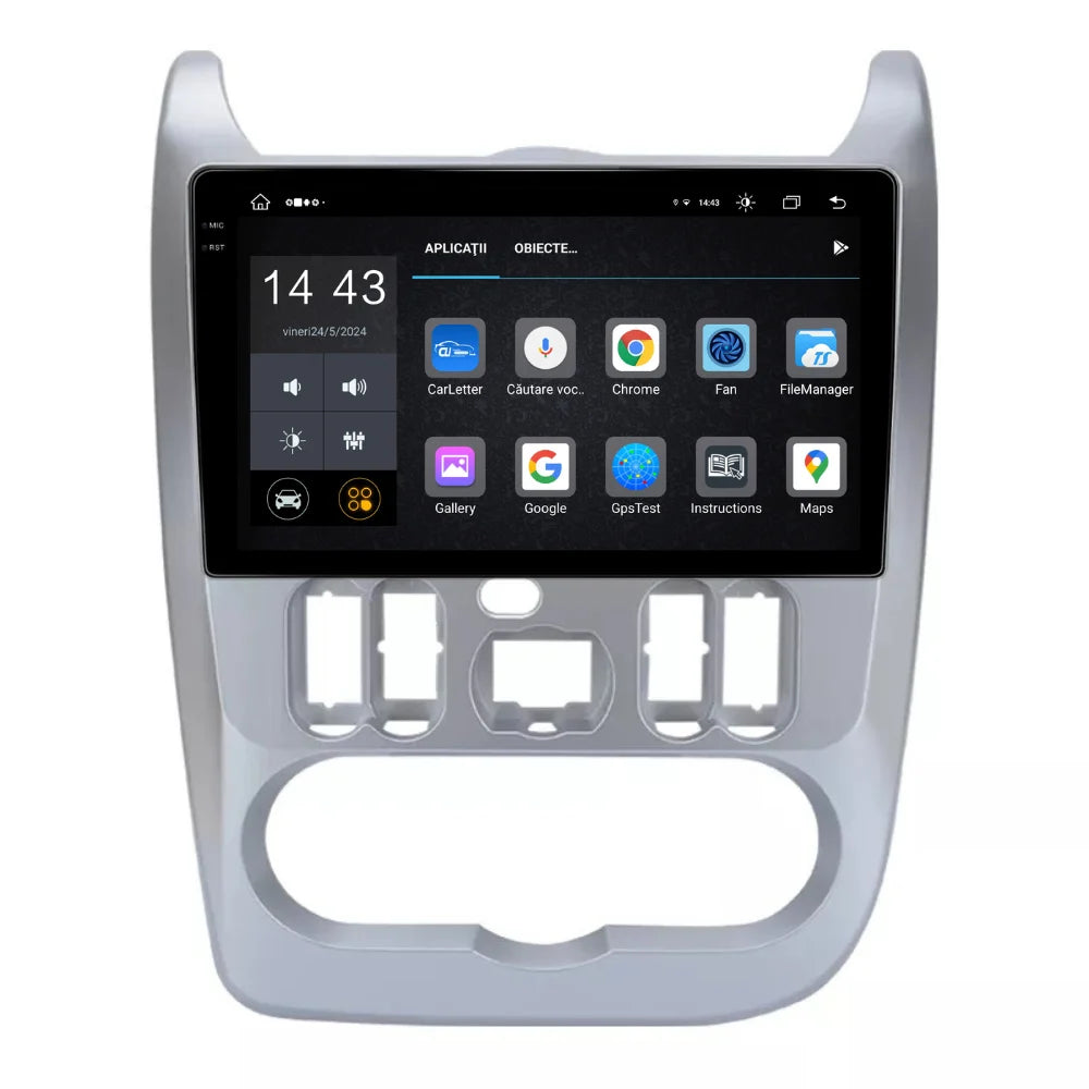 Navigatie Dacia Logan 1 2009-2013, Dacia Sandero 1 2009-2013,Duster 2010-2013, Android 13,Ecran 2K, 4GB RAM 64GB, Octa Core, carplay /android auto