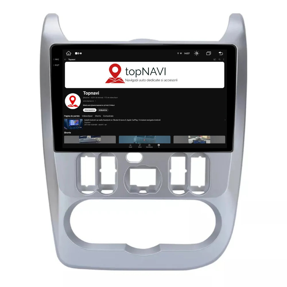 Navigatie Dacia Logan 1 2009-2013, Dacia Sandero 1 2009-2013,Duster 2010-2013, Android 13,Ecran 2K, 8GB RAM 256GB, Octa Core, carplay /android auto