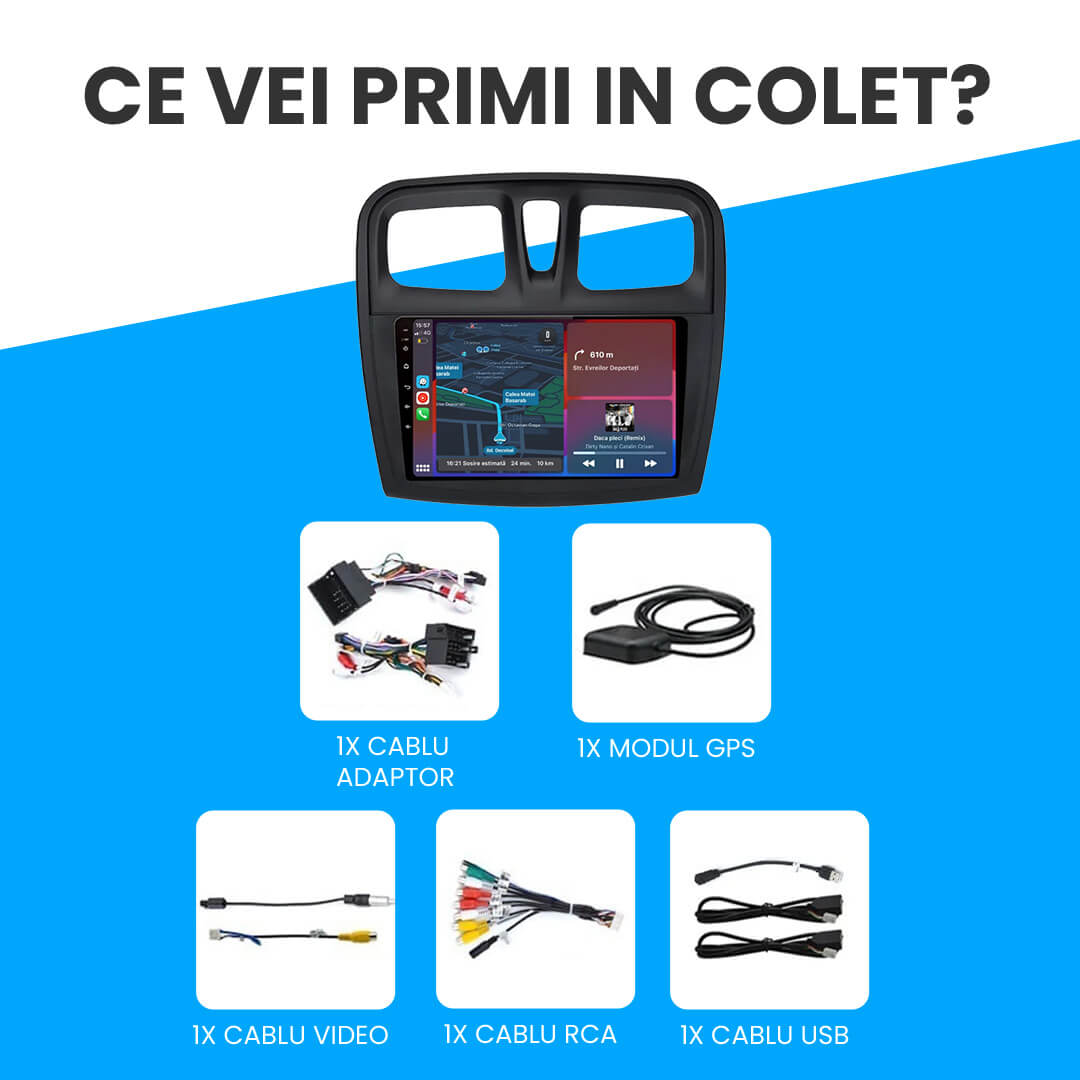 Navigatie Dacia Logan 2 (2012-2019) Android.