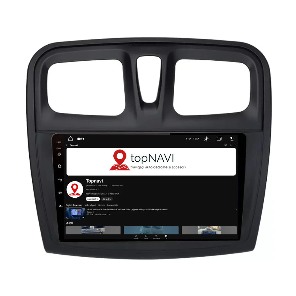 Navigatie Dacia Sandero 2 (2012-2020), Android, 1GB RAM 32GB, ecran 9 inch