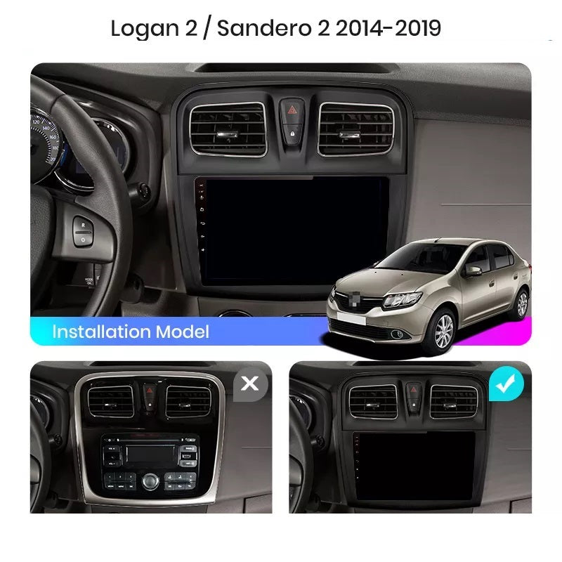 Navigatie Dacia Logan 2 (2012-2020), Android, 1GB RAM 32GB, ecran 9 inch