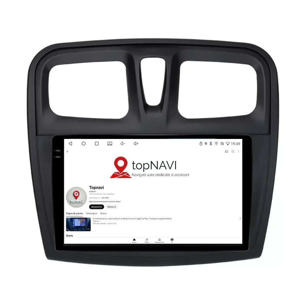 Navigație Dacia Sandero 2 (2012-2020), Android, Ecran 9 inch, 2GB RAM 32GB