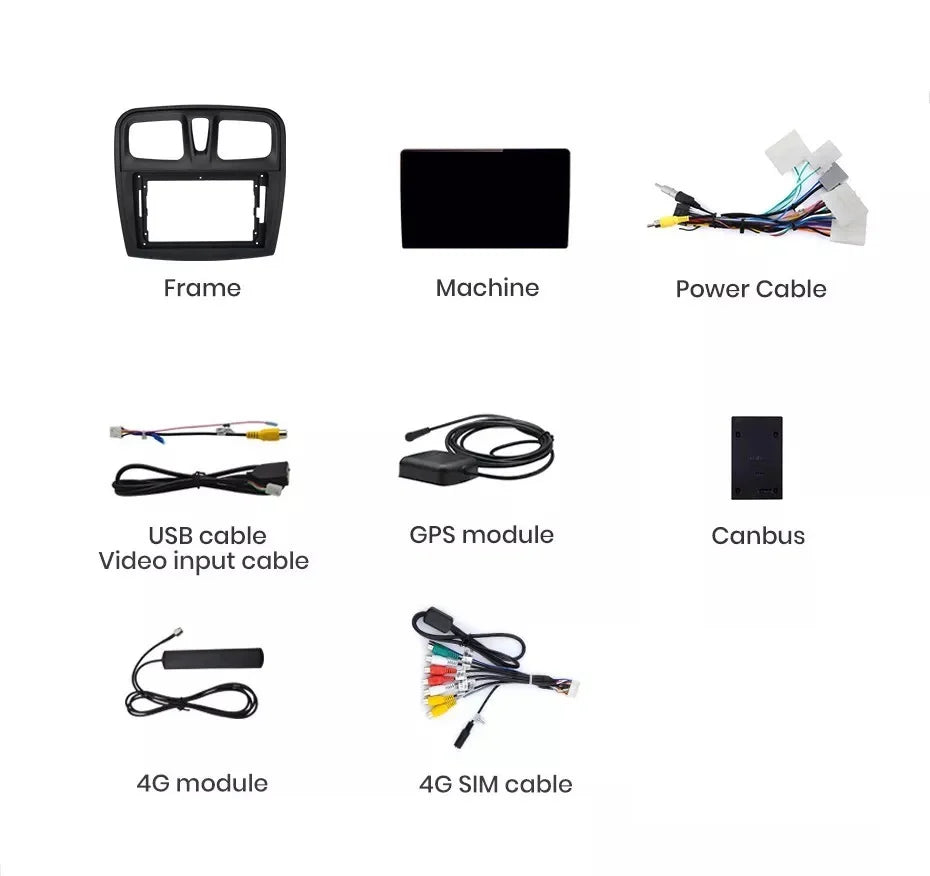 Navigatie Dacia Sandero 2 (2012-2020), Android, Ecran 9 inch, 4GB RAM 64GB, 8-core