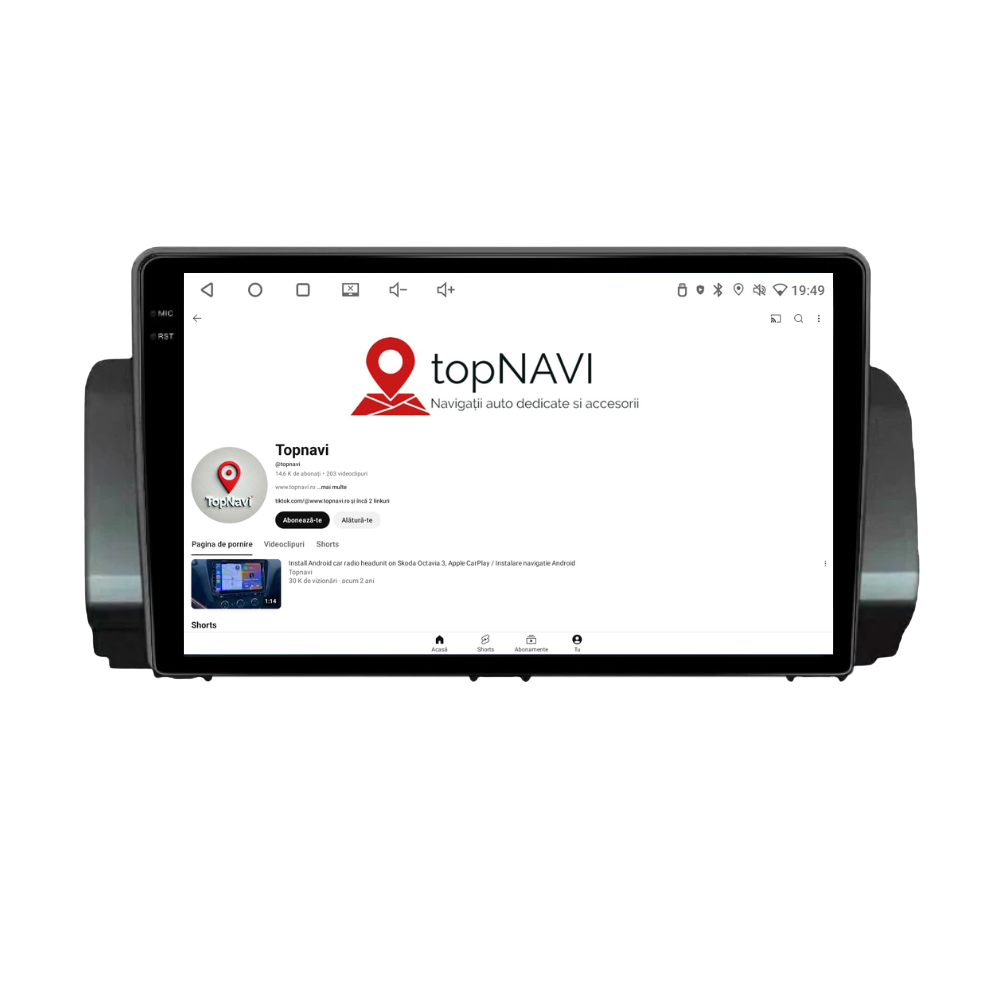 Navigatie Dacia Logan 3 (2021+) Android, Ecran 10 inch, 4GB RAM 64GB, 8-core