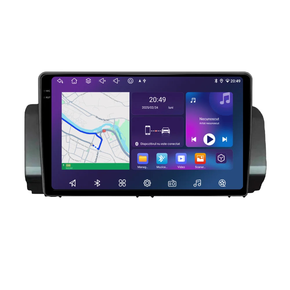 Navigatie Dacia Logan 3 (2021+) Android, Ecran 10 inch, 4GB RAM 64GB, 8-core