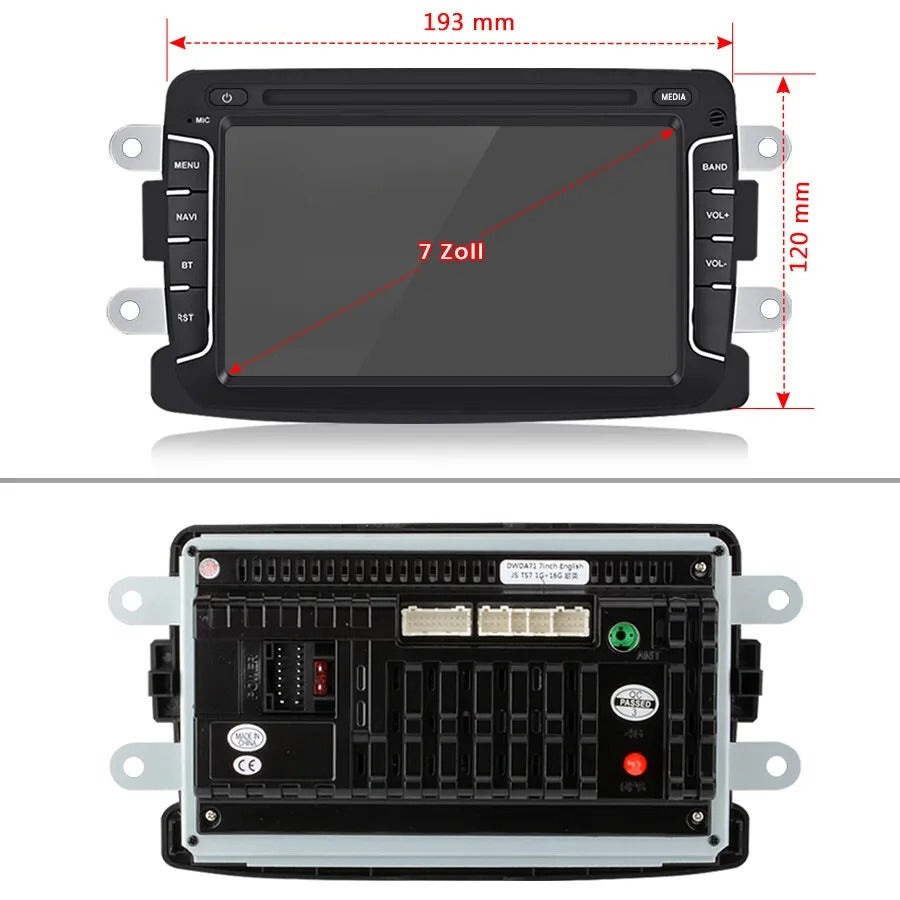 Navigatie Dacia Logan, Sandero, Duster, Android, 2GB RAM 32GB