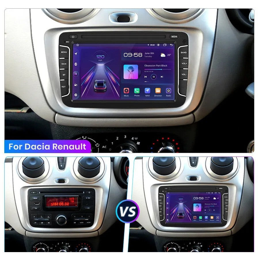 Navigatie Dacia Logan, Sandero, Duster, Android, 2GB RAM 32GB