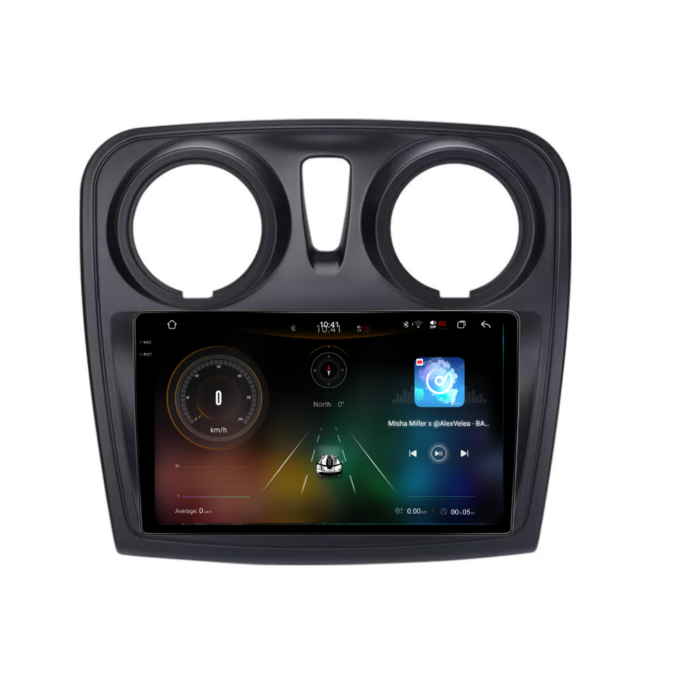 Navigatie Dacia Sandero 2 (2012-2020), Android, Ecran 9 inch 2K, 12GB RAM 256GB, 8-core