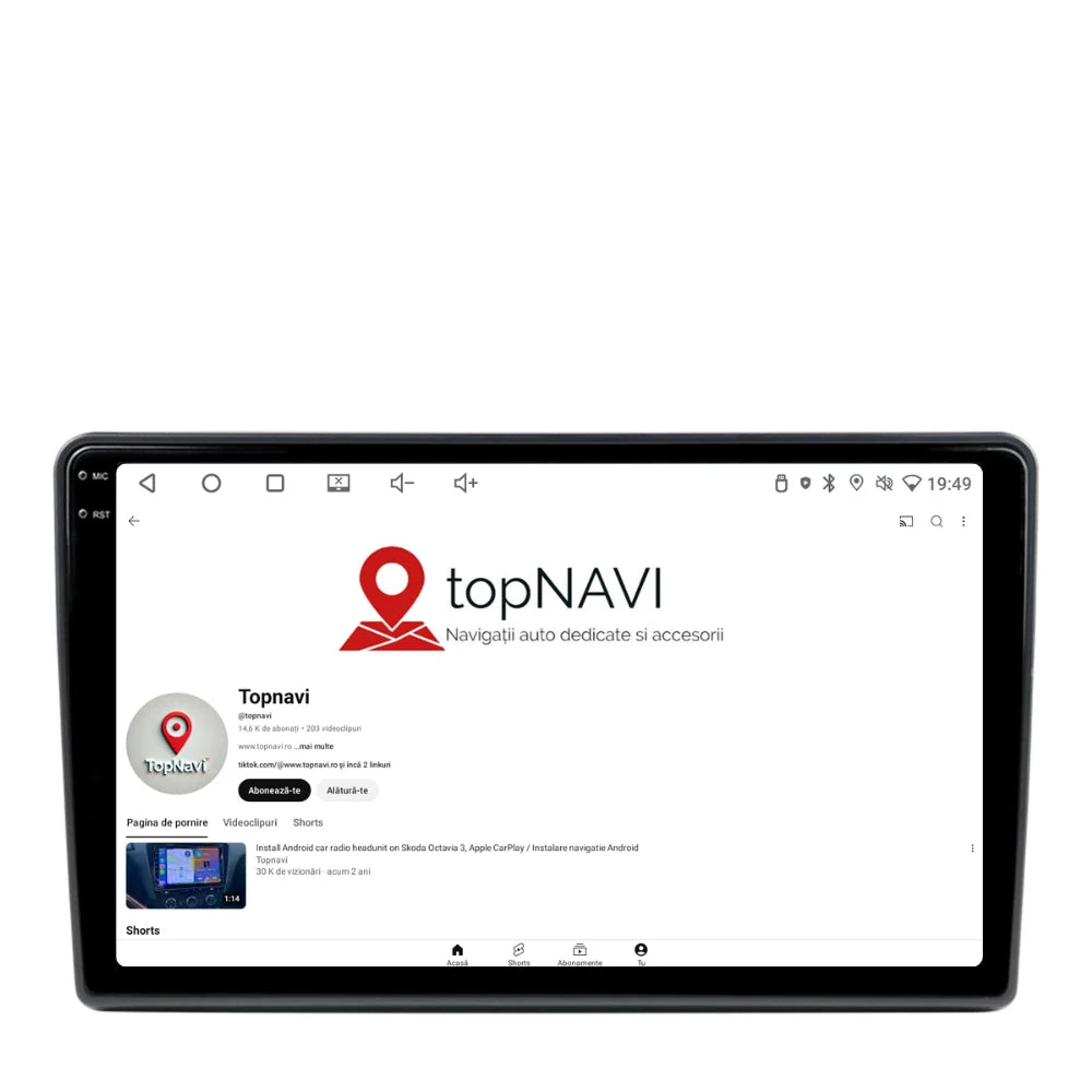 Navigatie Fiat 500L (2012-2017), Ecran 10 inch, 4GB RAM 64GB, 4-core