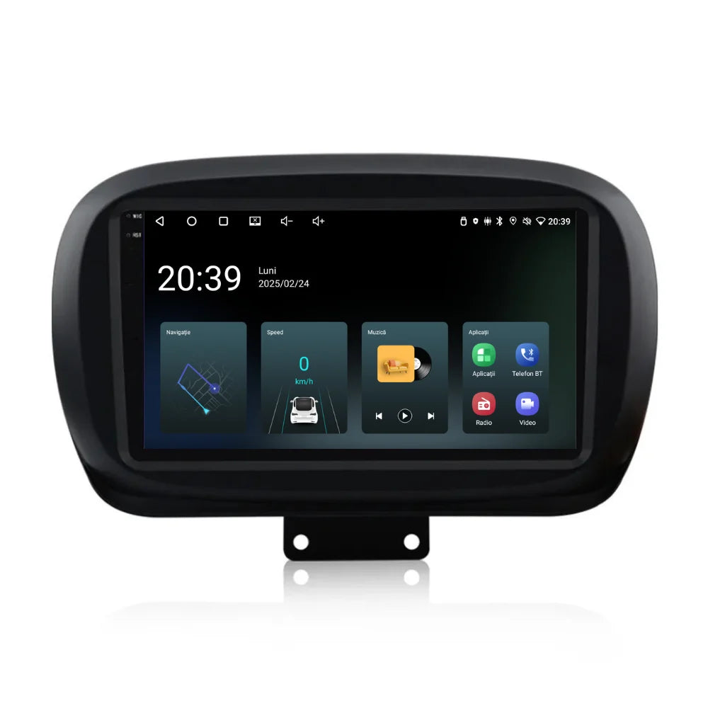 Navigatie Fiat 500x (2014-2020), Ecran 9 inch, 2GB RAM 32GB