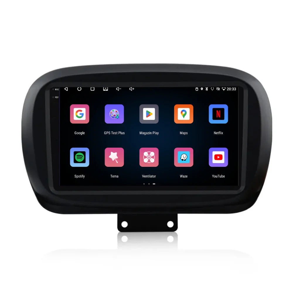 Navigatie Fiat 500x (2014-2020), Ecran 9 inch, 2GB RAM 32GB