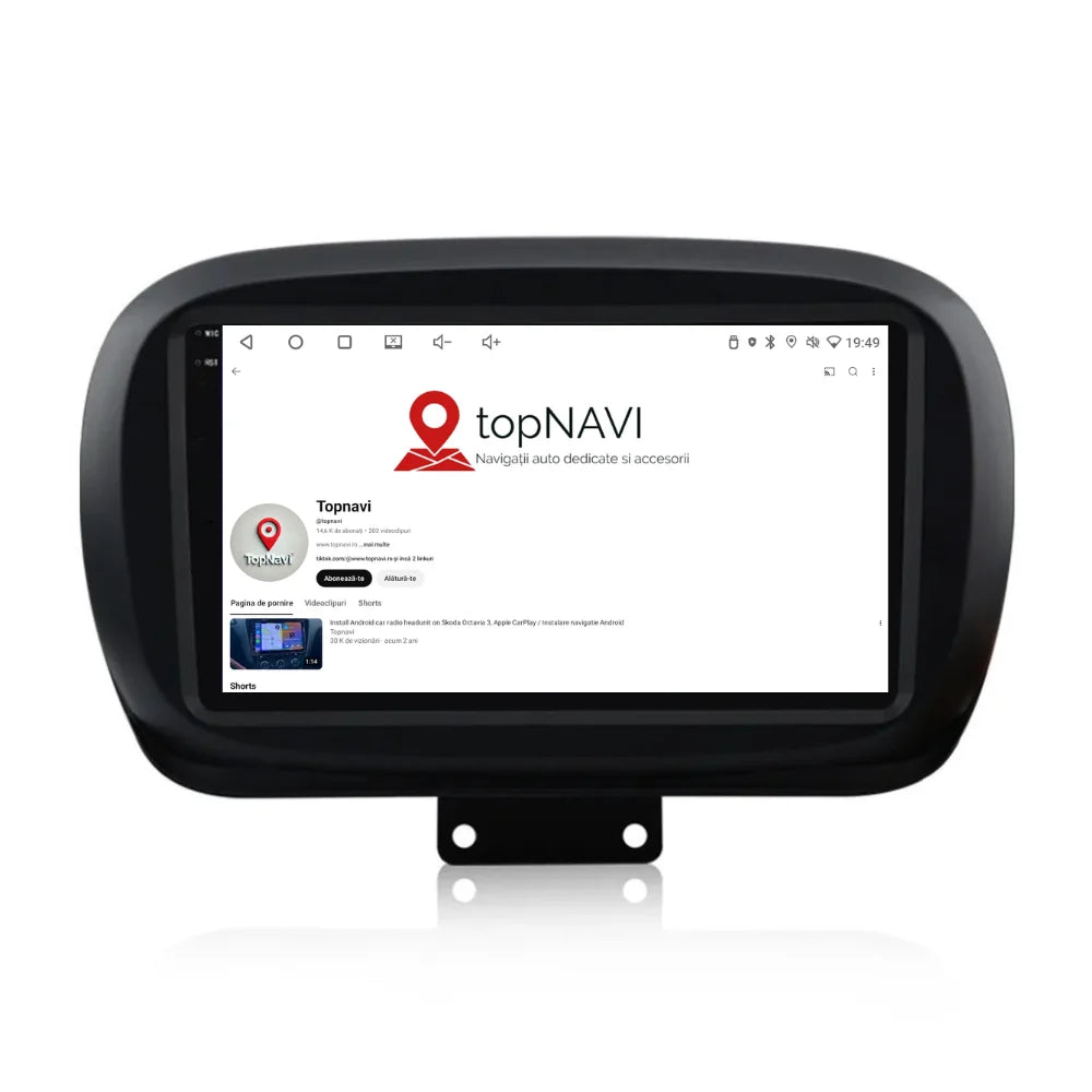 Navigatie Fiat 500x (2014-2020), Ecran 9 inch 2K, 12GB RAM 256GB, 8-core