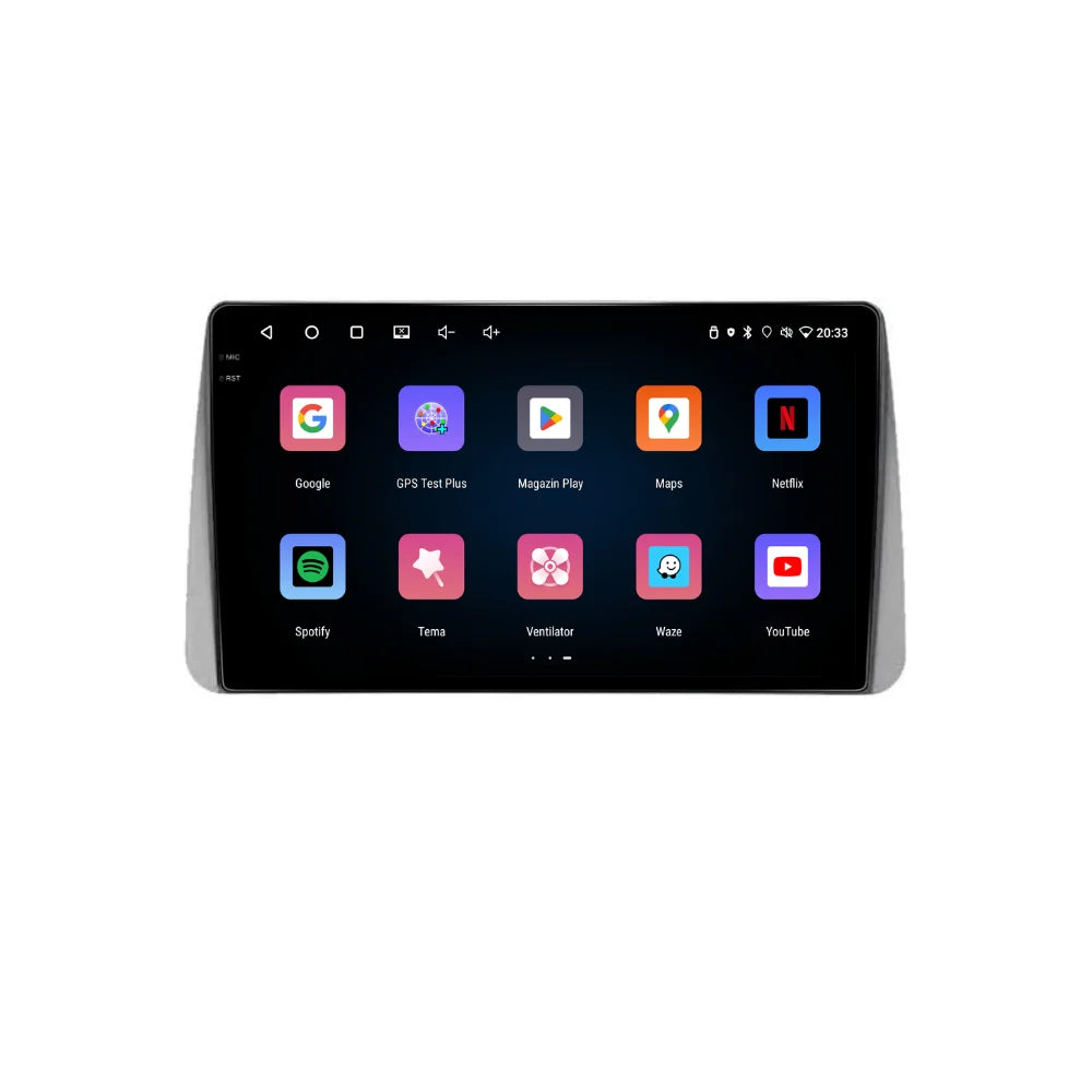 Navigatie Fiat Tipo (2016-2020), Ecran 9 inch, 4GB RAM 64GB, 4-core