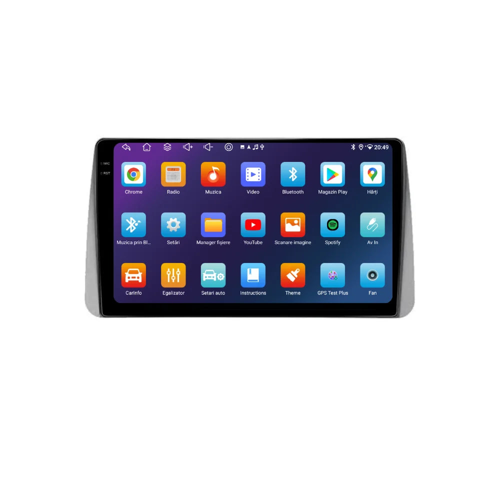 Navigatie Fiat Tipo (2016-2020), Ecran 9 inch, 6GB RAM 128GB, 8-core