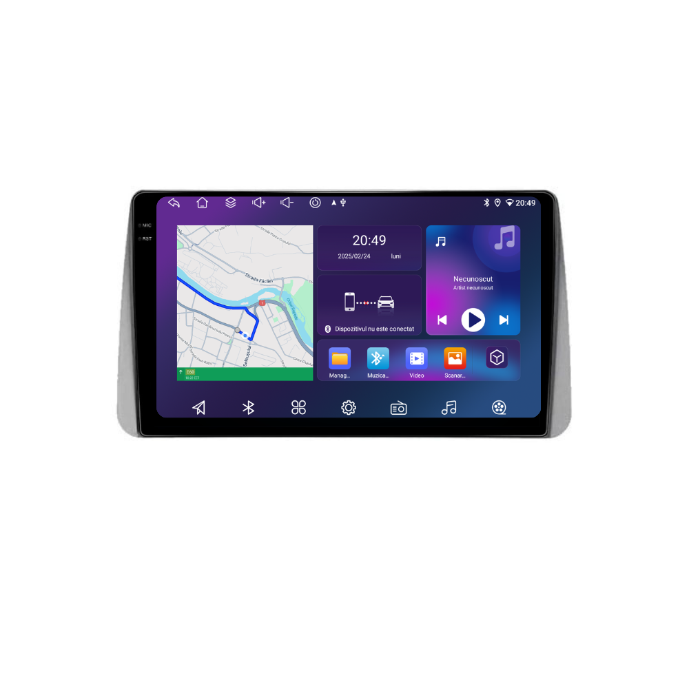 Navigatie Fiat Tipo (2016-2020), Ecran 9 inch, 6GB RAM 128GB, 8-core