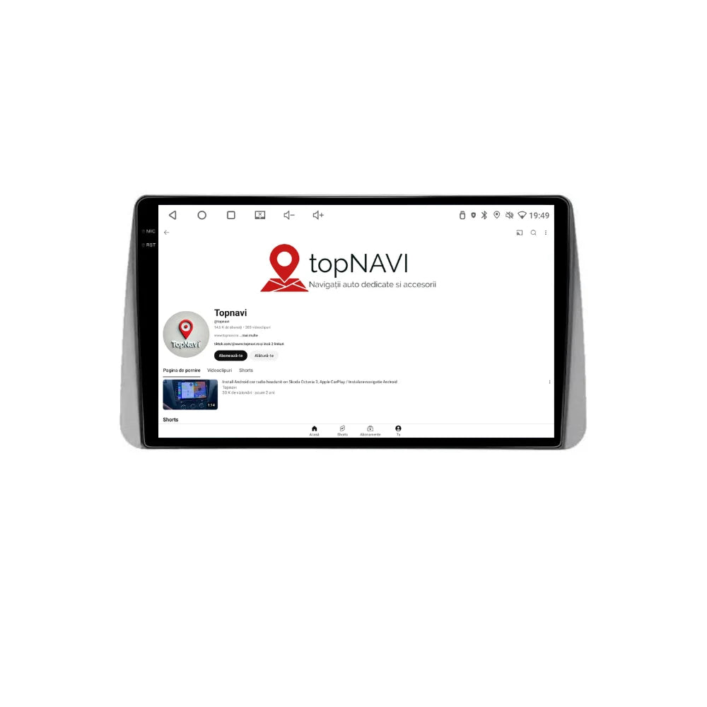 Navigatie Fiat Tipo (2016-2020), Ecran 9 inch, 8GB RAM 256GB, 8-core