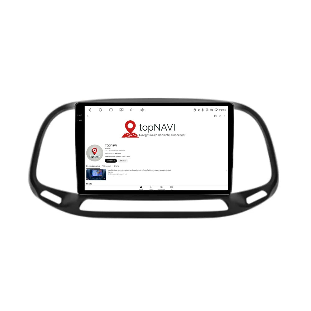 Navigatie Fiat Doblo (2015-2019), Ecran 9 inch, 4GB RAM 64GB, 4-core