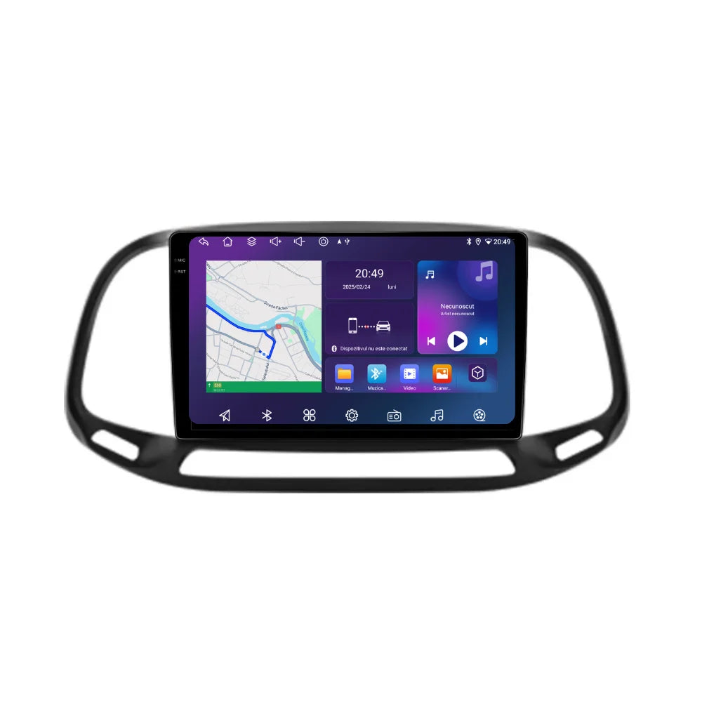 Navigatie Fiat Doblo (2015-2019), Ecran 9 inch, 2GB RAM 32GB