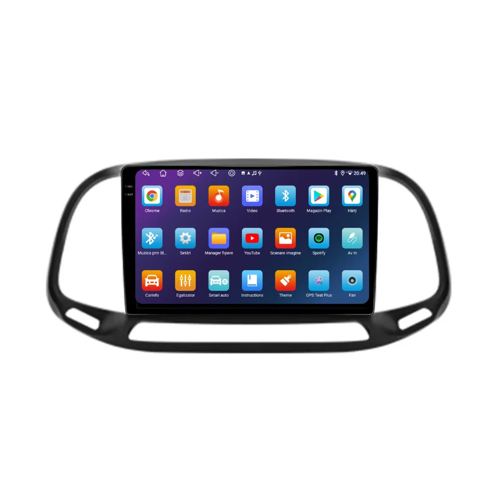 Navigatie Fiat Doblo (2015-2019), Ecran 9 inch, 4GB RAM 64GB, 8-core