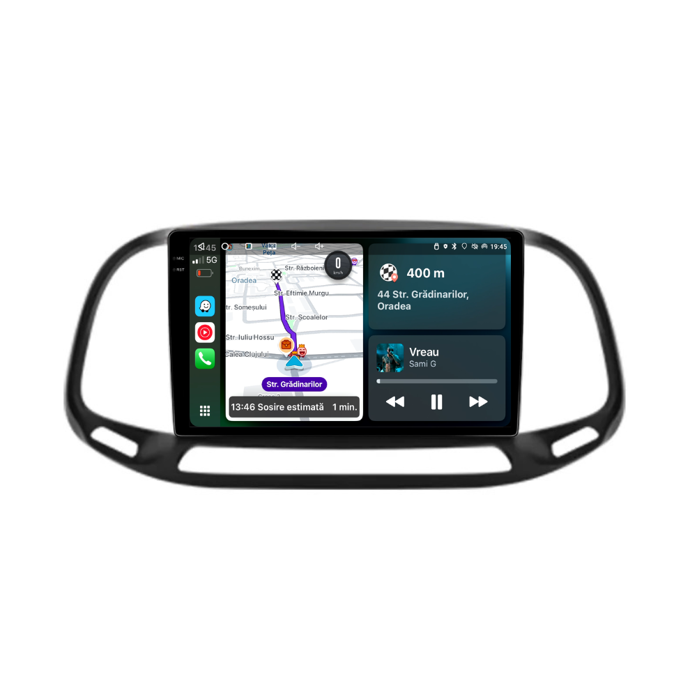 Navigatie Fiat Doblo (2015-2019), Ecran 9 inch, 8GB RAM 256GB, 8-core