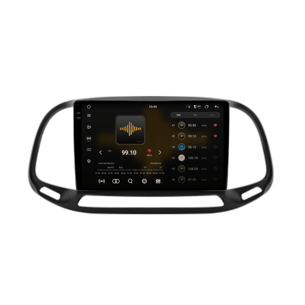 Navigatie Fiat Doblo (2015-2019), Ecran 9 inch 2K, 12GB RAM 256GB, 8-core