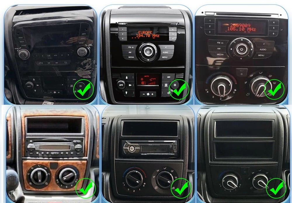 Navigatie Fiat Ducato (2006-2022), Ecran 2K, 8GB RAM 256GB, 8-core