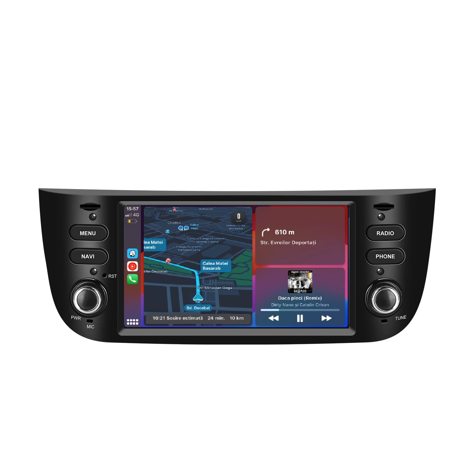 Navigatie Fiat Linea (2012-2018) Ecran 7 inch, 1GB RAM 32GB